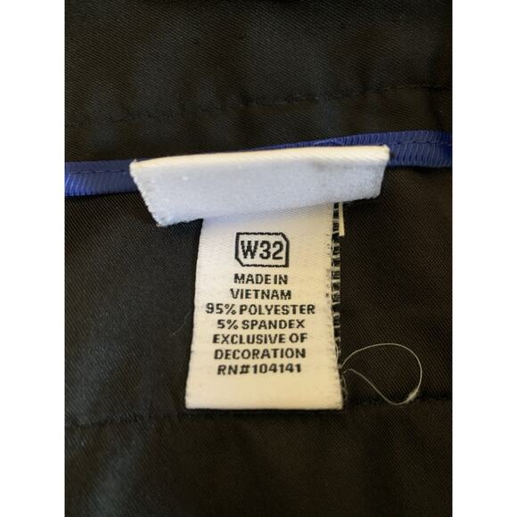 Slazenger Black Performance Shorts Sz 32 Moisture Wicking Quick Dry Stretch - Picture 4 of 7